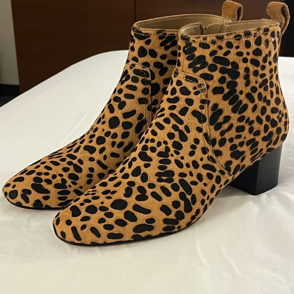 Johnny Was Leopard Booties - Picture 2 of 6